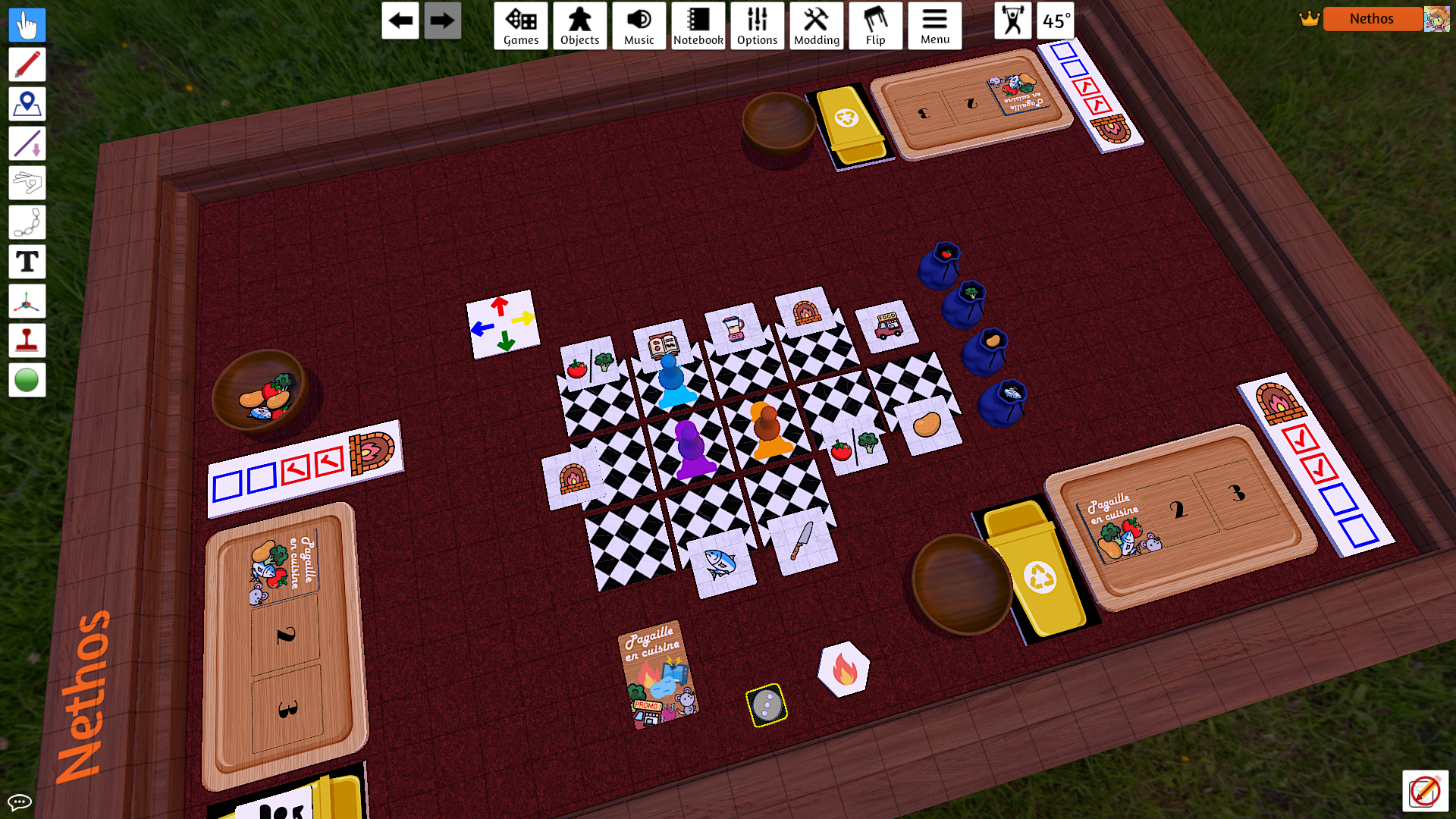 The tabletop simulator version of the game!